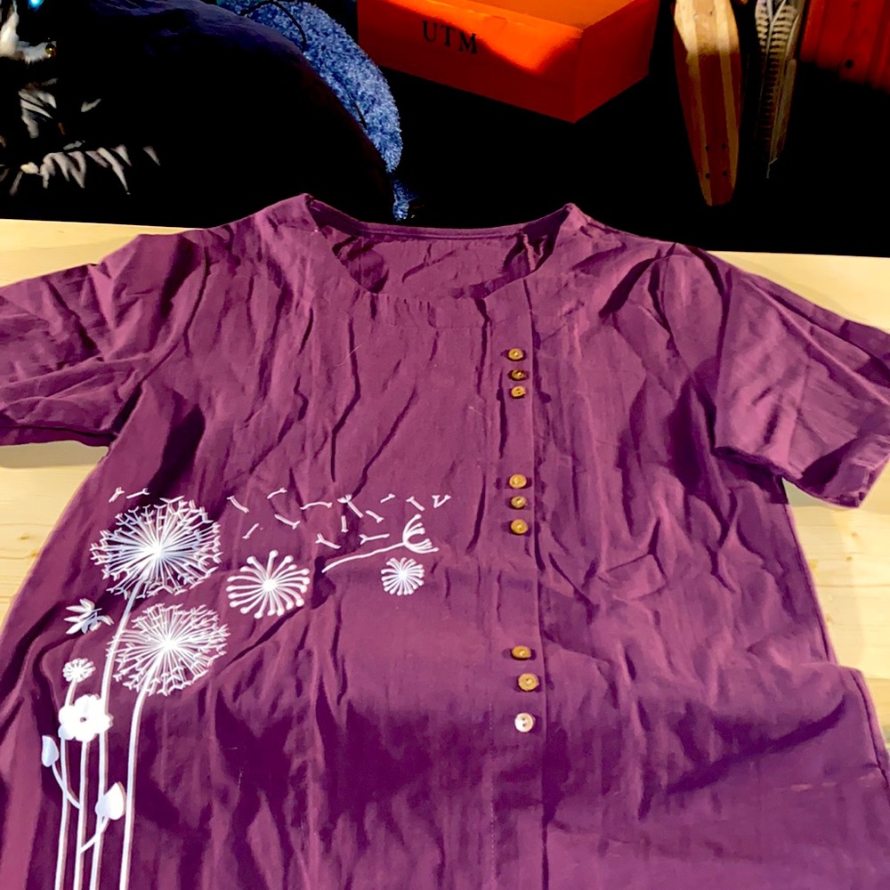 Maroon Blouse